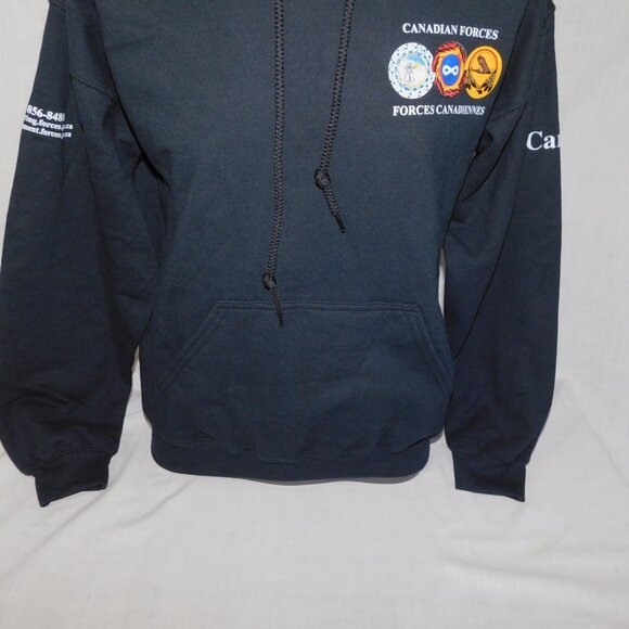 Canada Canadian Forces Indigenous Recruitment Mens m Black Graphic hoodie - Picture 4 of 11